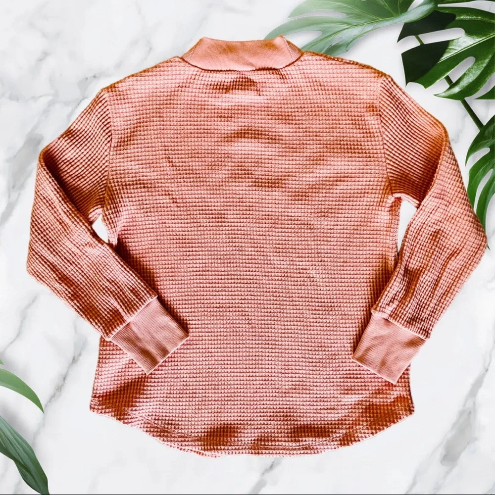 Madewell Waffle Longsleeve Shirt - Picture 2 of 5